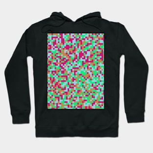 pixel colorful pattern design Hoodie